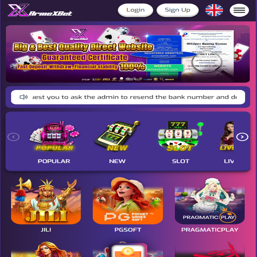 ArmeXBet Gaming Platform